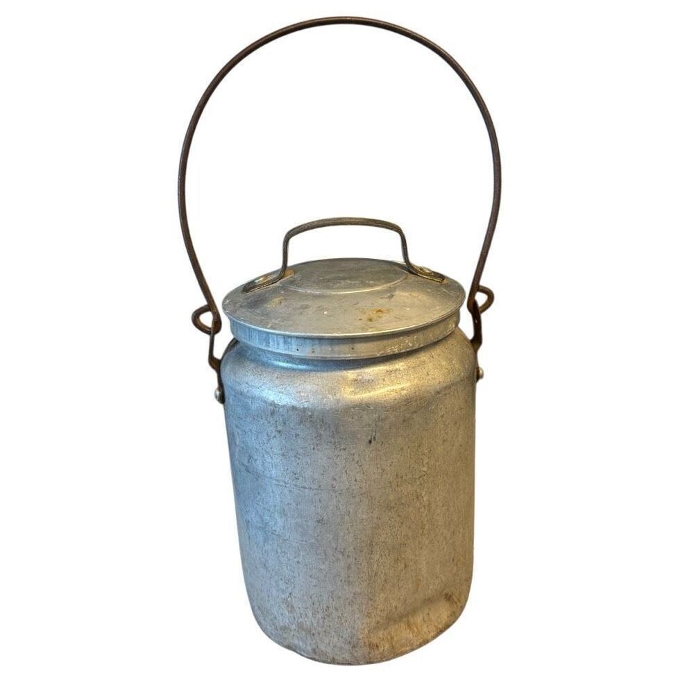 Vintage Keystone Aluminum Milk Can